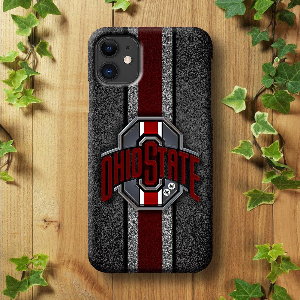 Ohio State Football iPhone 11 Case-Plastic / Full Wrap (3D Case)-Xtracase