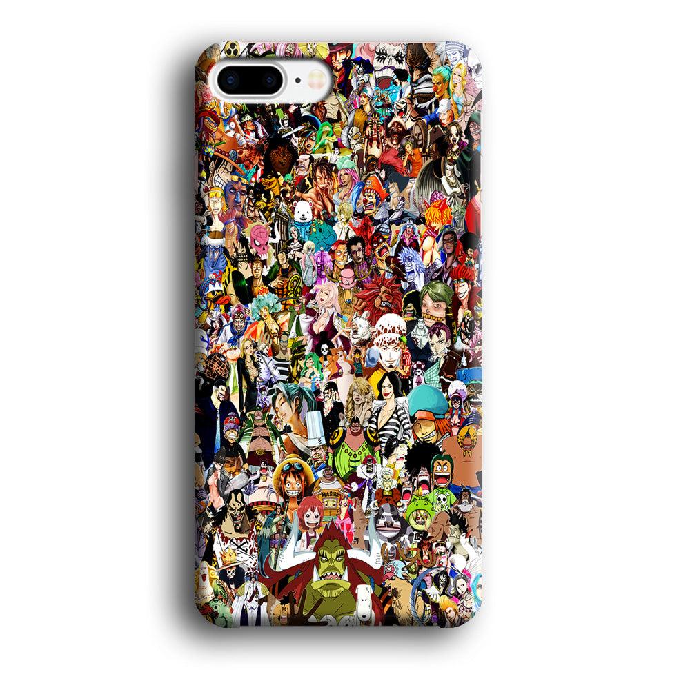 One Piece All Character iPhone 7 Plus Case-Plastic / Full Wrap (3D Case)-Xtracase