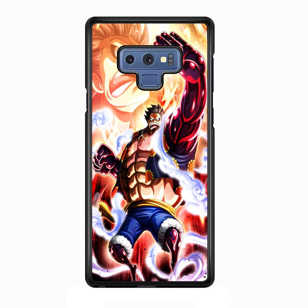 One Piece Luffy Bound Man Samsung Galaxy Note 9 Case-Rubber / Black (2D Case)-Xtracase