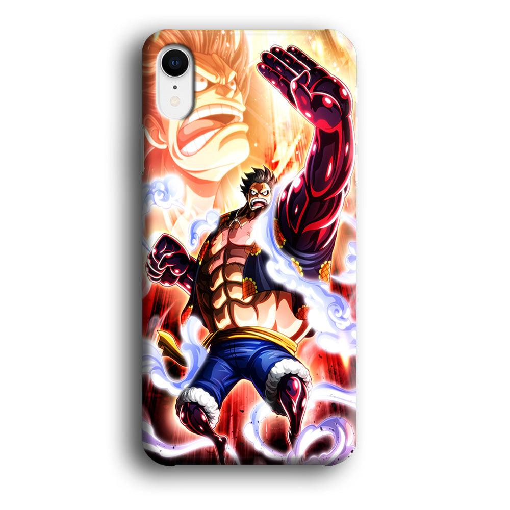 One Piece Luffy Bound Man iPhone XR Case-Plastic / Full Wrap (3D Case)-Xtracase