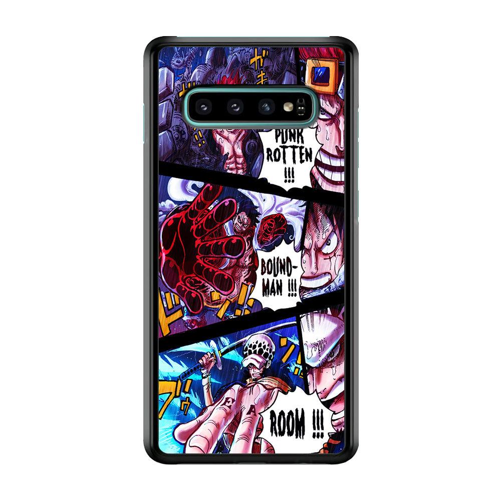 One Piece Luffy Kid Law Comic Samsung Galaxy S10 Plus Case-Plastic / Full Wrap (3D Case)-Xtracase