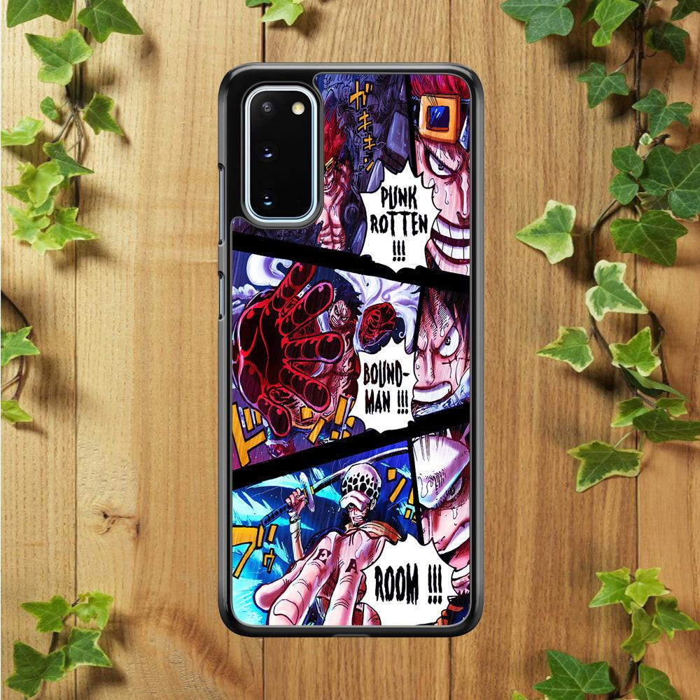 One Piece Luffy Kid Law Comic Samsung Galaxy S20 Case-Plastic / Full Wrap (3D Case)-Xtracase