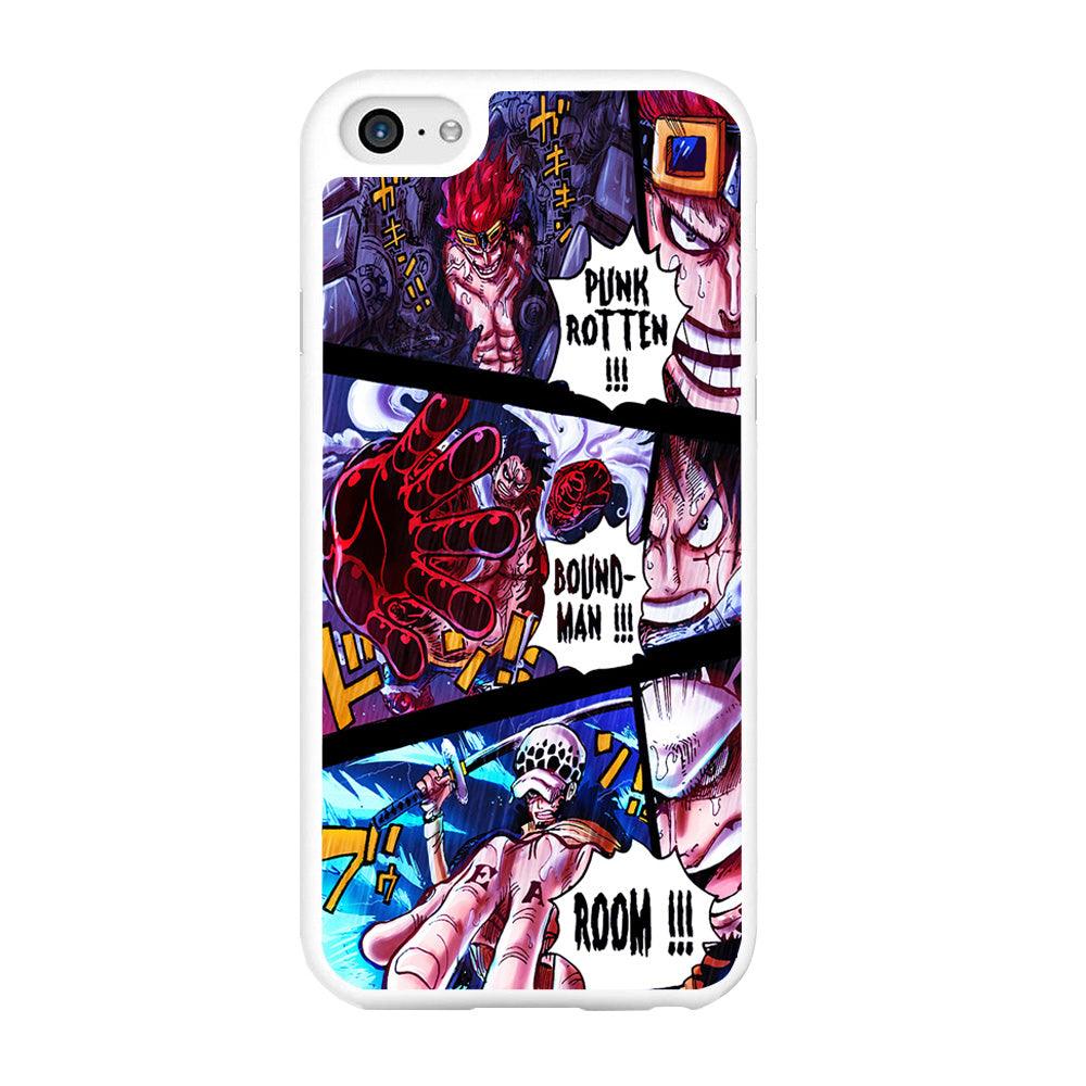 One Piece Luffy Kid Law Comic iPhone 6 | 6s Case-Rubber / White (2D Case)-Xtracase