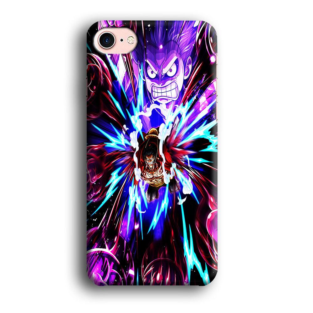 One Piece Luffy King Kong Gun iPhone 7 Case-Plastic / Full Wrap (3D Case)-Xtracase