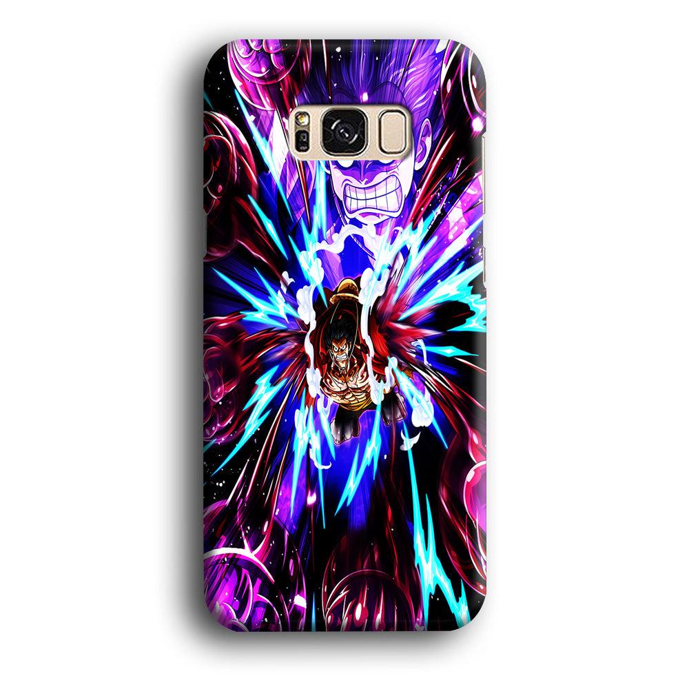 One Piece Luffy King Kong Gun Samsung Galaxy S8 Case-Plastic / Full Wrap (3D Case)-Xtracase