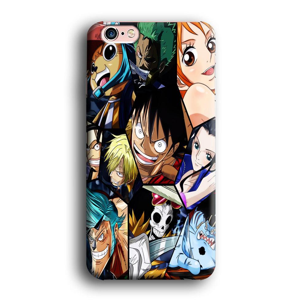 One Piece Mugiwara Crew Pirates iPhone 6 | 6s Case-Plastic / Full Wrap (3D Case)-Xtracase