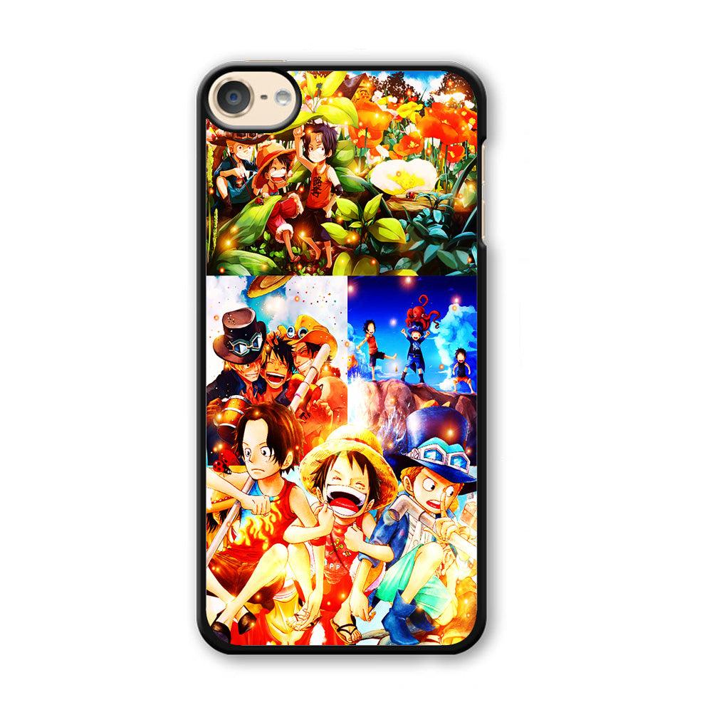 One Piece Three Siblings iPod Touch 6 Case-Plastic / Full Wrap (3D Case)-Xtracase