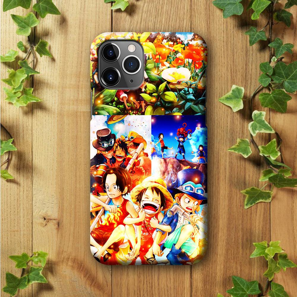 One Piece Three Siblings iPhone 11 Pro Max Case-Plastic / Full Wrap (3D Case)-Xtracase