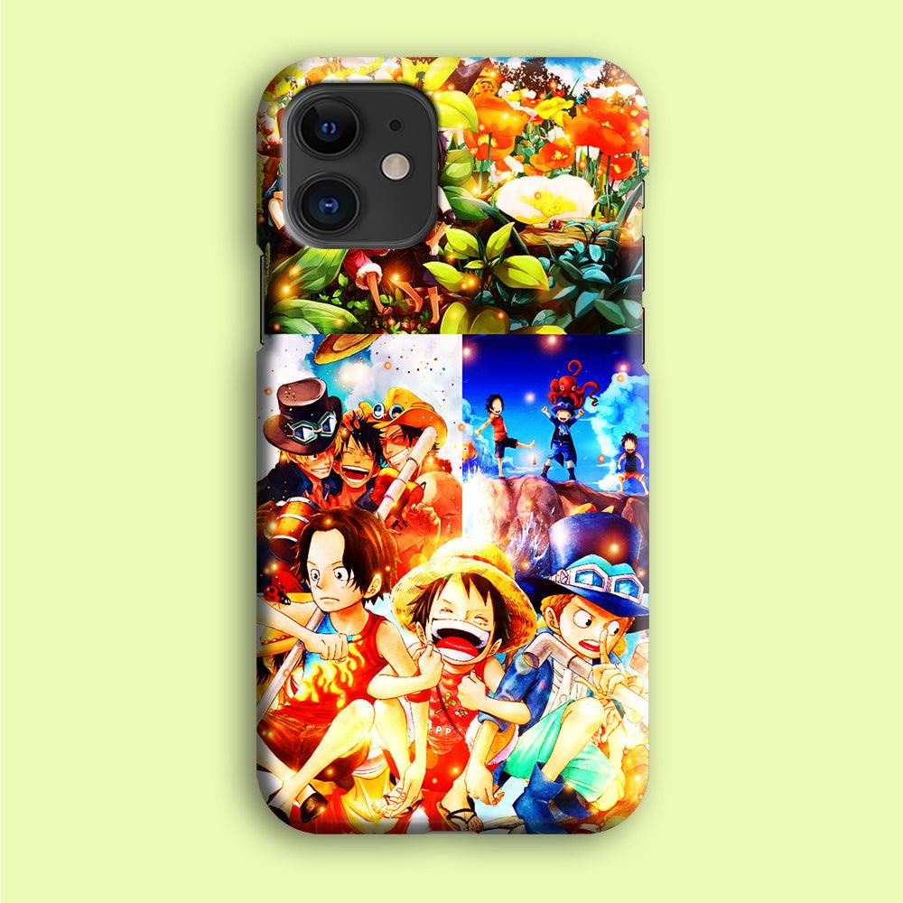 One Piece Three Siblings iPhone 12 Case-Plastic / Full Wrap (3D Case)-Xtracase