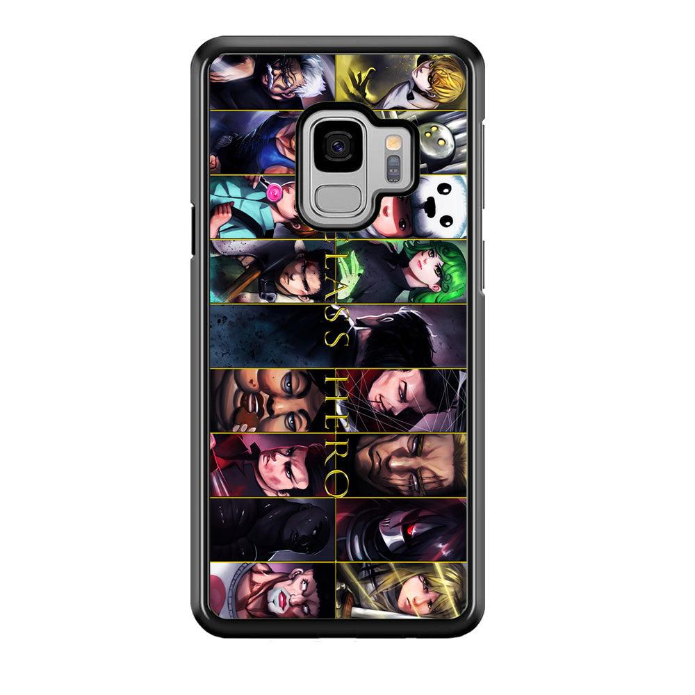 One Punch Man S-Class Hero Samsung Galaxy S9 Case-Rubber / White (2D Case)-Xtracase