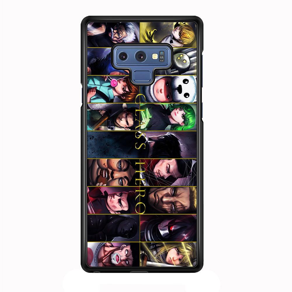 One Punch Man S-Class Hero Samsung Galaxy Note 9 Case-Plastic / Full Wrap (3D Case)-Xtracase