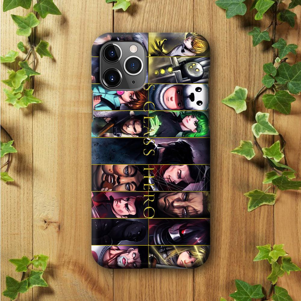 One Punch Man S-Class Hero iPhone 11 Pro Case-Plastic / Full Wrap (3D Case)-Xtracase