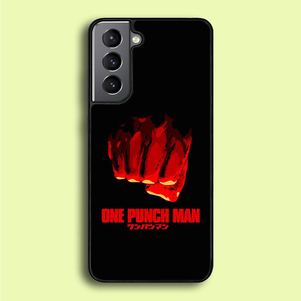 One Punch Man Saitama Fist Samsung Galaxy A16 Case-Rubber / White (2D Case)-Xtracase