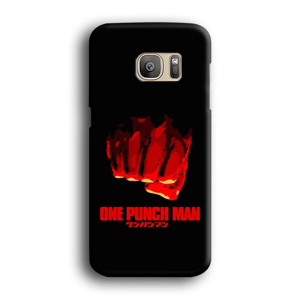 One Punch Man Saitama Fist Samsung Galaxy S7 Edge Case-Plastic / Full Wrap (3D Case)-Xtracase