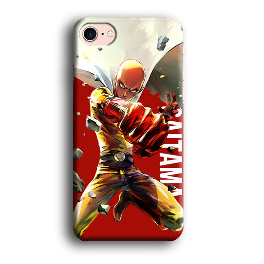 One Punch Man Saitama Red iPhone 7 Case