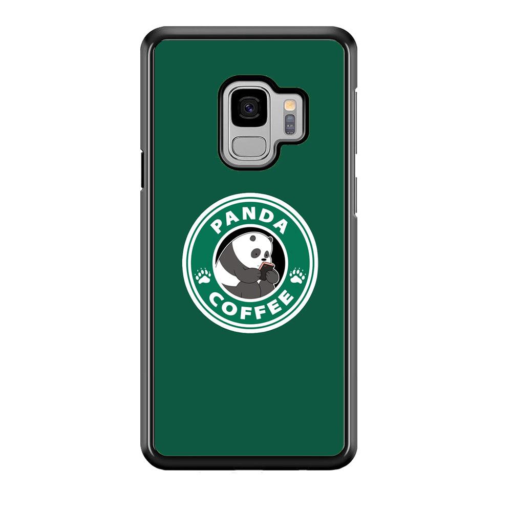 Panda Coffee Samsung Galaxy S9 Case-Plastic / Full Wrap (3D Case)-Xtracase