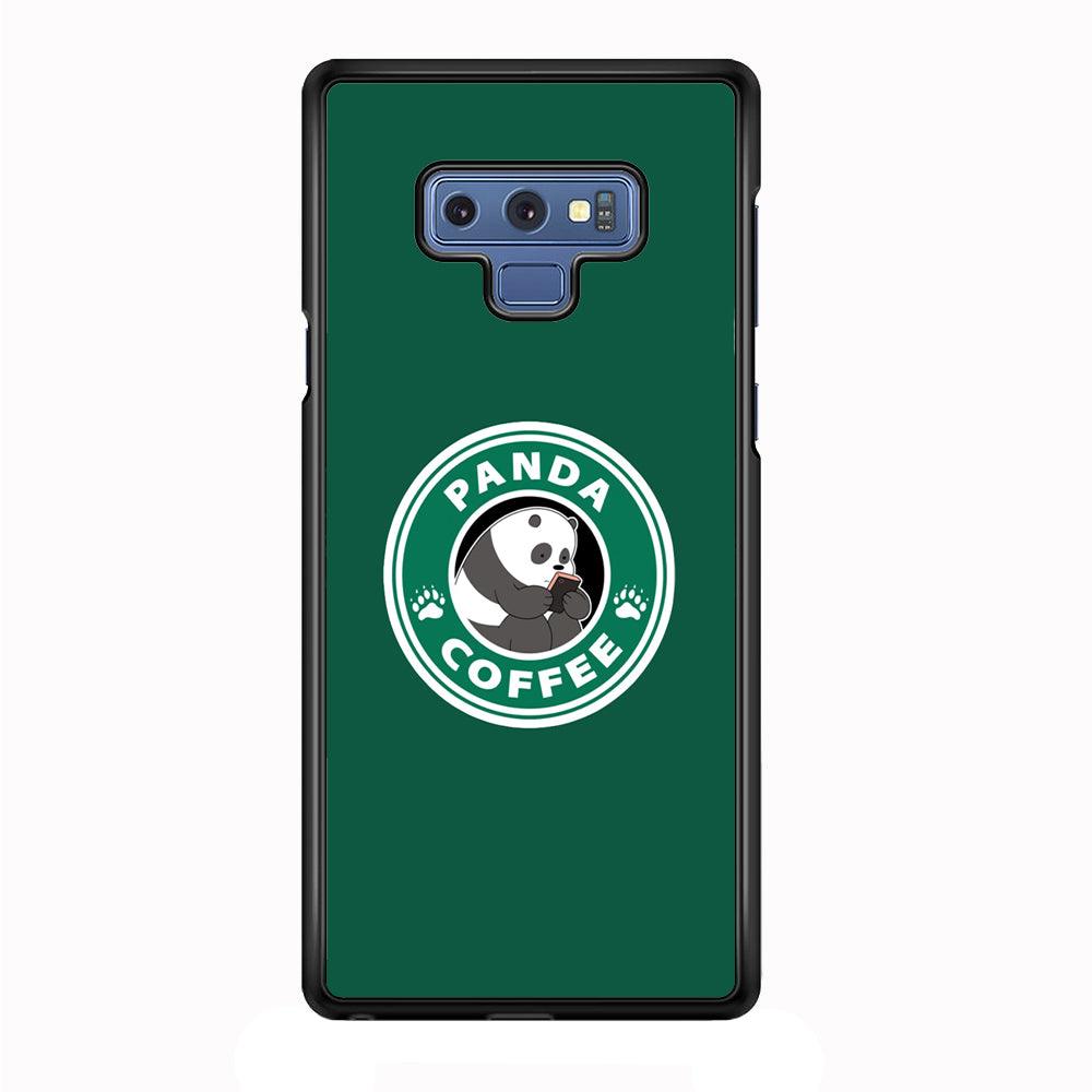 Panda Coffee Samsung Galaxy Note 9 Case-Plastic / Full Wrap (3D Case)-Xtracase