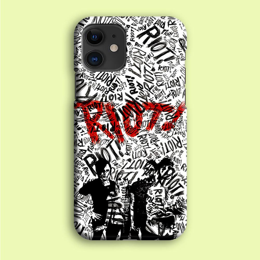 Paramore Riot! iPhone 12 Case-Plastic / Full Wrap (3D Case)-Xtracase