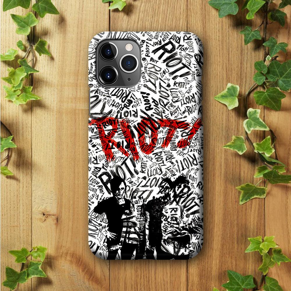 Paramore Riot! iPhone 11 Pro Case-Plastic / Full Wrap (3D Case)-Xtracase
