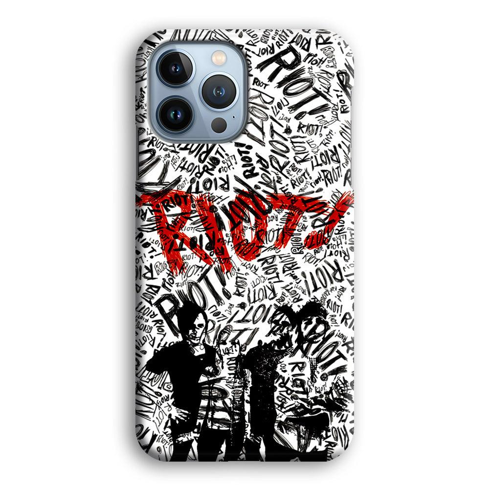 Paramore Riot! iPhone 13 Pro Max Case-Plastic / Full Wrap (3D Case)-Xtracase