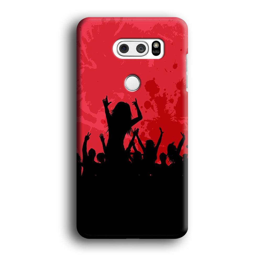 Party Silhouette LG V30 3D Case-Xtracase