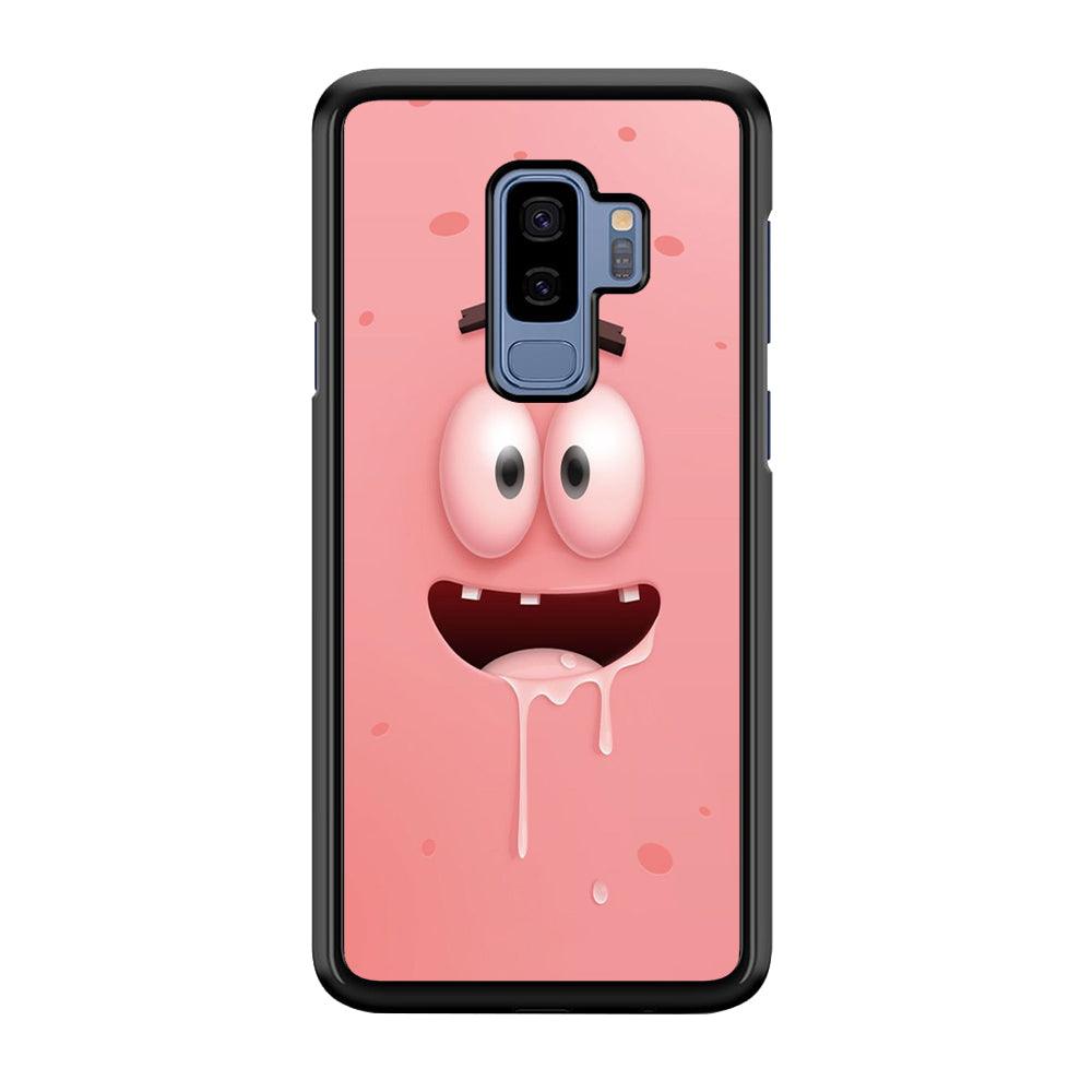 Patrick Star smiling face Samsung Galaxy S9 Plus Case-Plastic / Full Wrap (3D Case)-Xtracase
