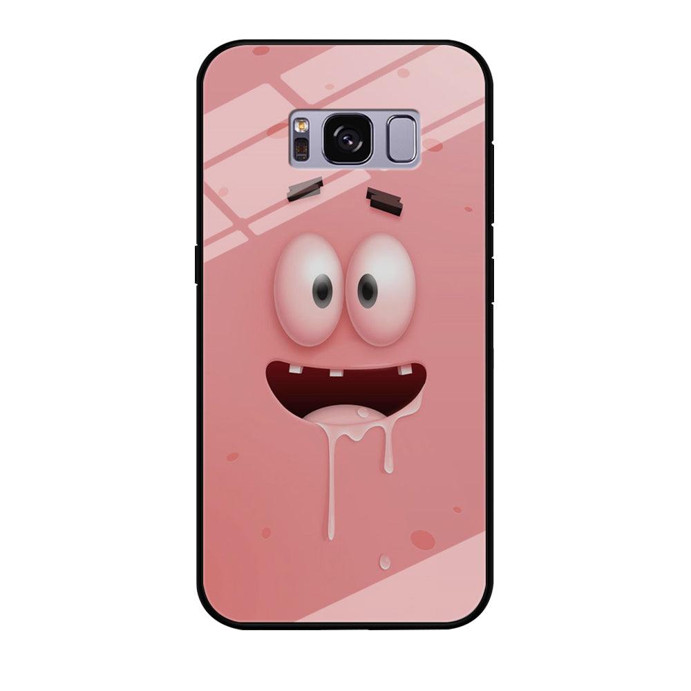 Patrick Star smiling face Samsung Galaxy S8 Case-Tempered Glass Case-Xtracase