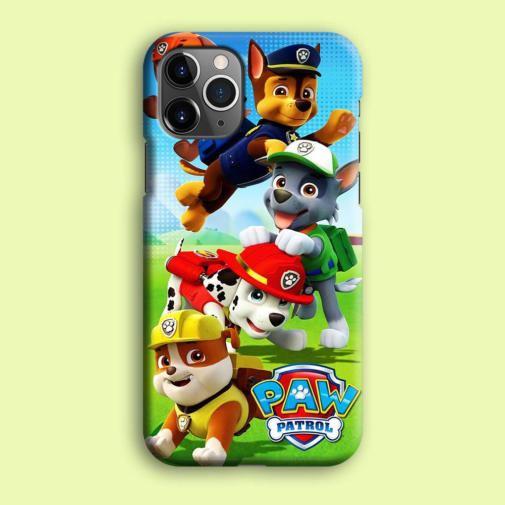 Paw Patrol Five Dogs iPhone 12 Pro Max Case-Plastic / Full Wrap (3D Case)-Xtracase