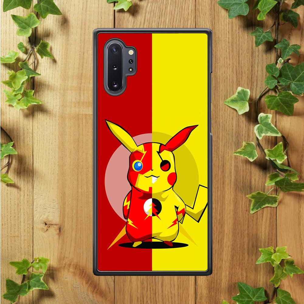 Pikachu and Flash Crossover Samsung Galaxy Note 10 Plus Case-Plastic / Full Wrap (3D Case)-Xtracase