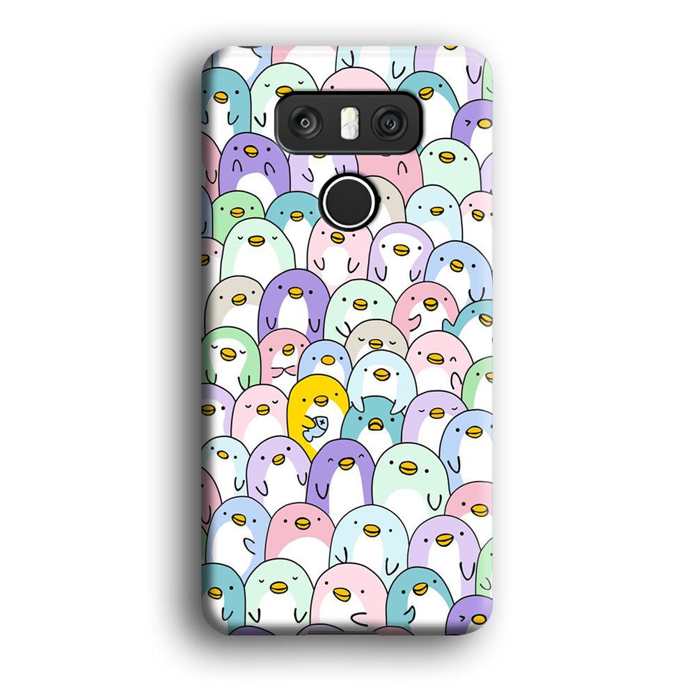 Pinguins Doodle LG G6 3D Case-Xtracase
