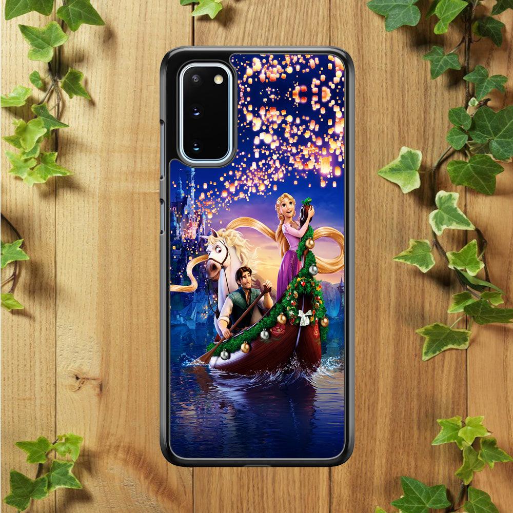 Princess Rapunzel Samsung Galaxy S20 Case-Rubber / Black (2D Case)-Xtracase