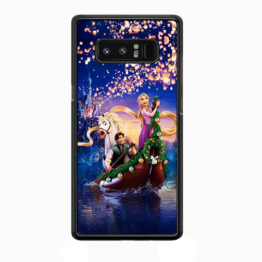 Princess Rapunzel Samsung Galaxy Note 8 Case-Rubber / White (2D Case)-Xtracase