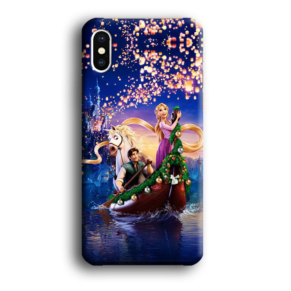 Princess Rapunzel iPhone Xs Case-Plastic / Full Wrap (3D Case)-Xtracase