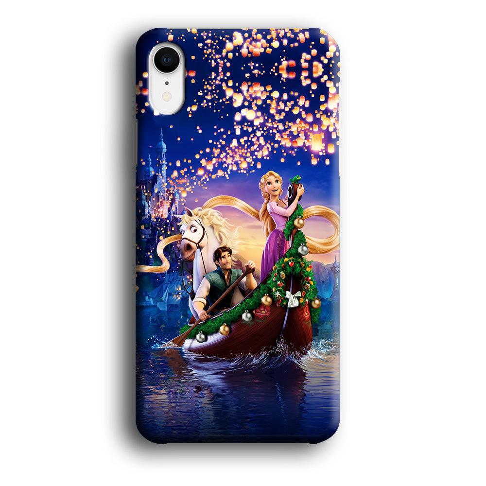 Princess Rapunzel iPhone XR Case-Plastic / Full Wrap (3D Case)-Xtracase