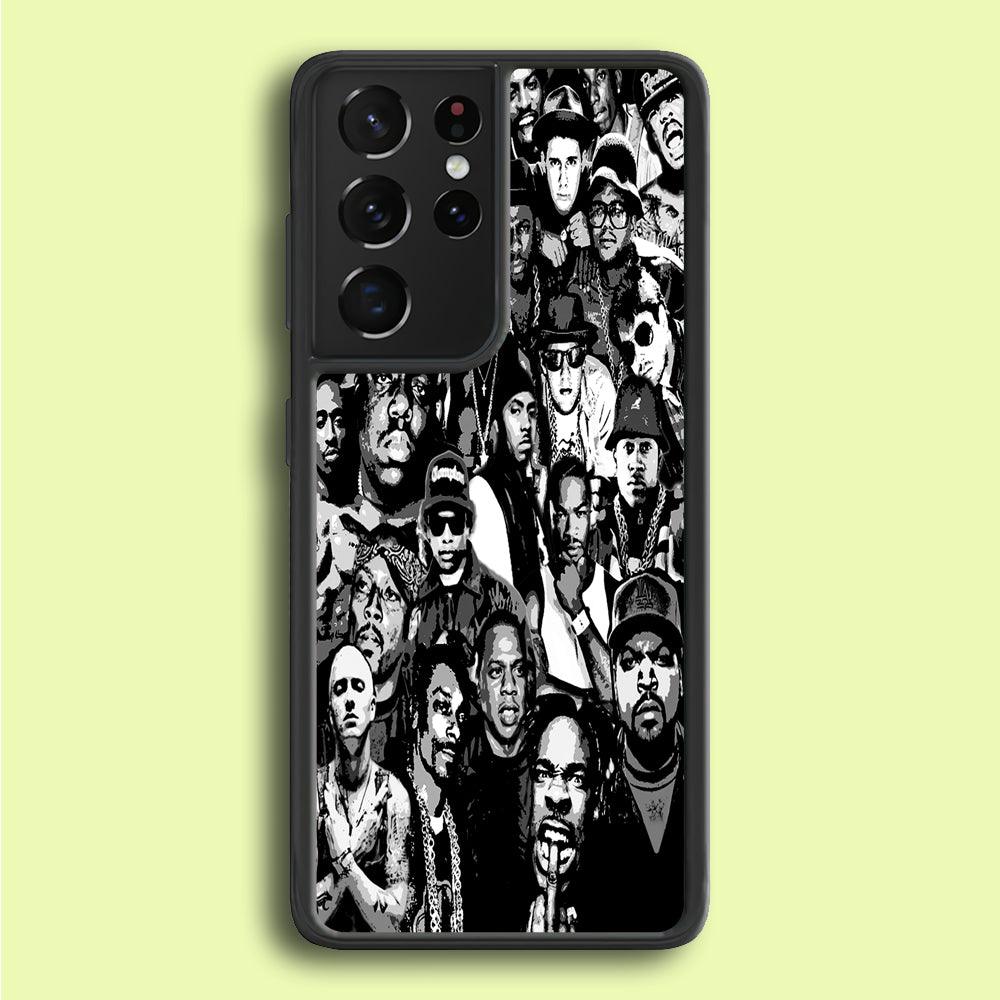 Rap Legends Notorious Samsung Galaxy S25 Ultra Case-Plastic / Full Wrap (3D Case)-Xtracase