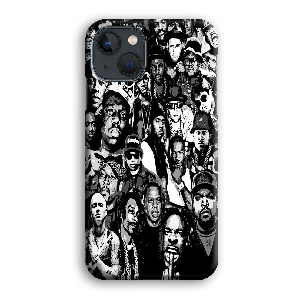 Rap Legends Notorious iPhone 13 Mini Case-Plastic / Full Wrap (3D Case)-Xtracase