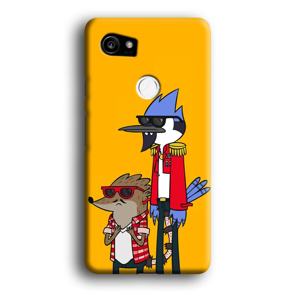 Regular Show Rigby and Mordecai Google Pixel 2 XL 3D Case-Xtracase
