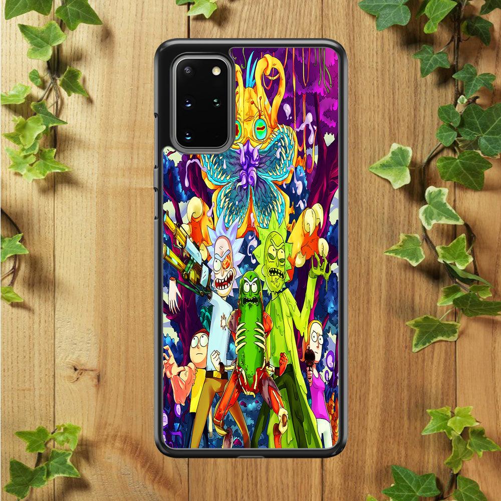 Rick and Morty Monster Samsung Galaxy S20 Plus Case-Plastic / Full Wrap (3D Case)-Xtracase