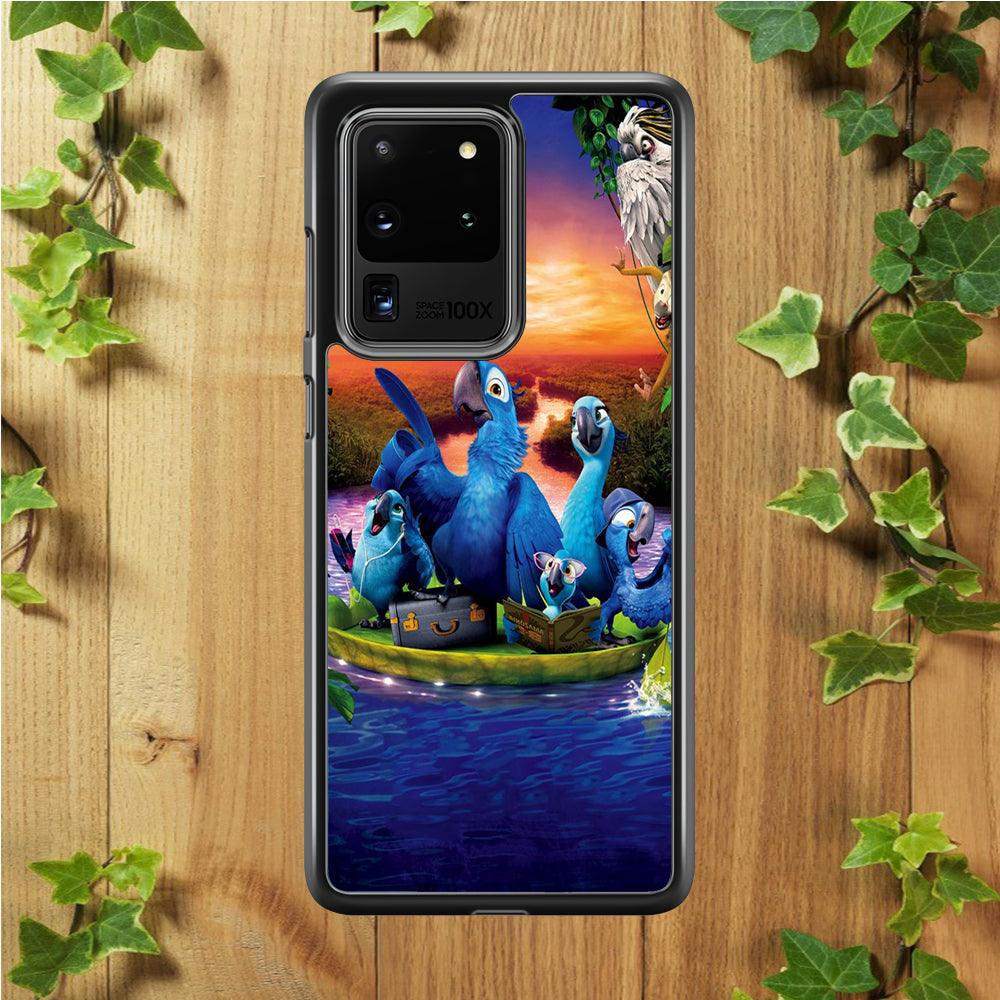 Rio Tour on The River Samsung Galaxy S20 Ultra Case-Rubber / Black (2D Case)-Xtracase