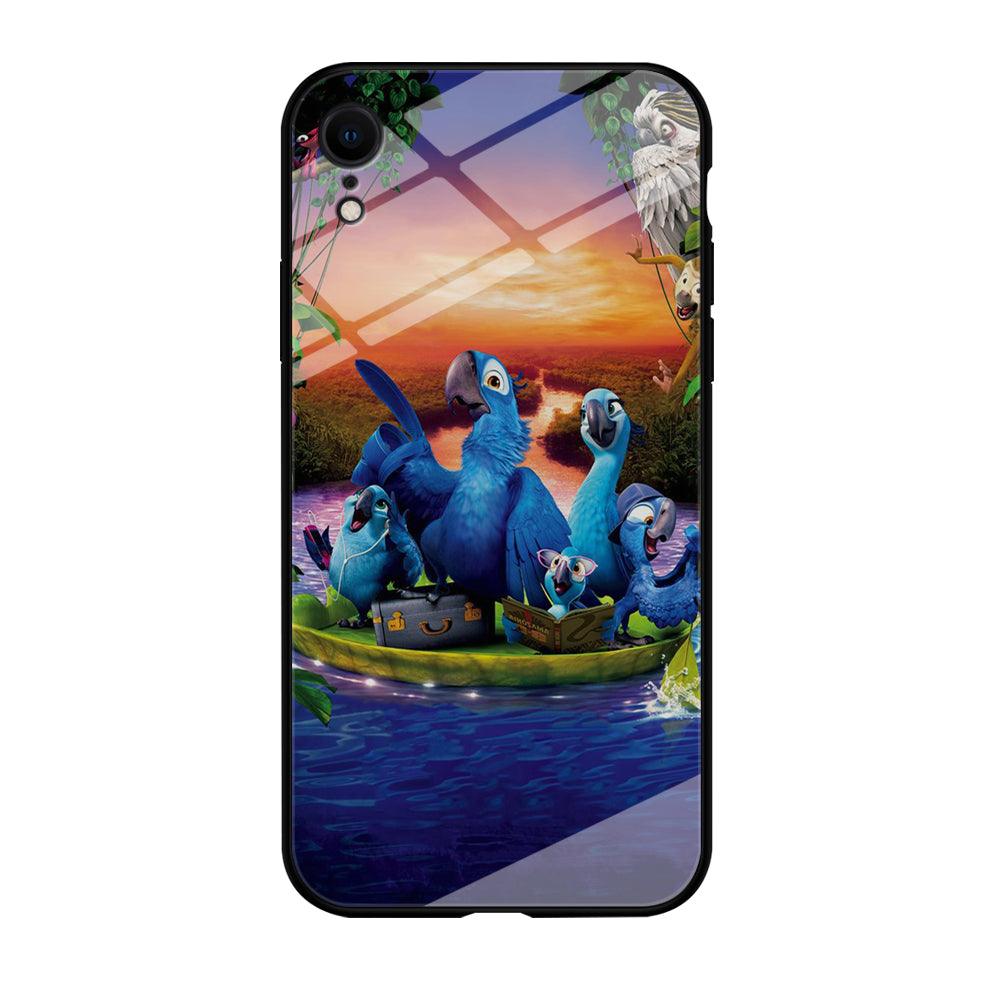 Rio Tour on The River iPhone XR Case-Tempered Glass Case-Xtracase