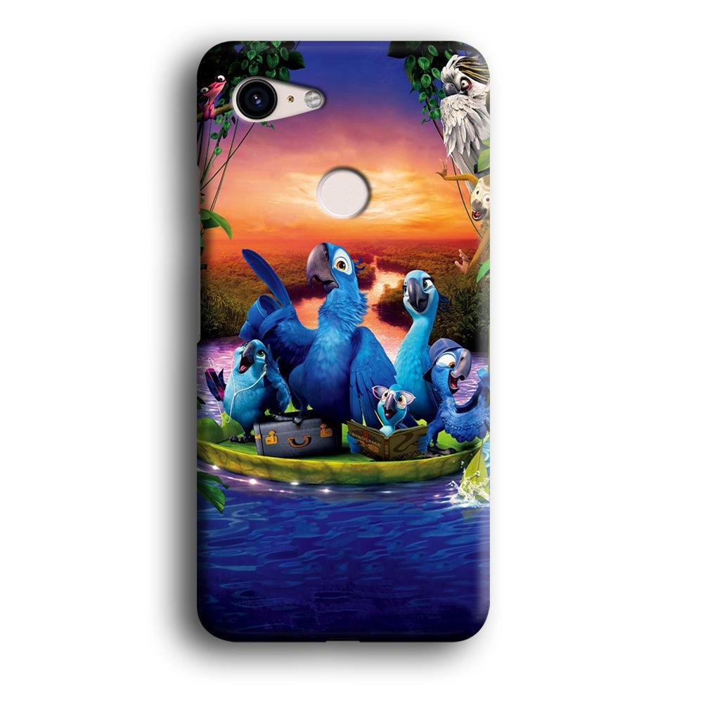 Rio Tour on The River Google Pixel 3 3D Case-Xtracase