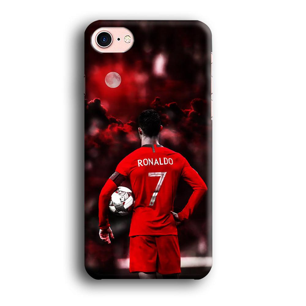 Ronaldo CR7 iPhone 8 Case-Plastic / Full Wrap (3D Case)-Xtracase