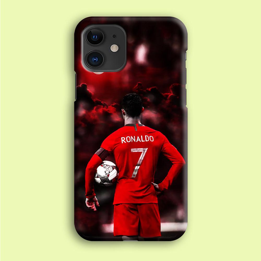 Ronaldo CR7 iPhone 12 Case-Plastic / Full Wrap (3D Case)-Xtracase