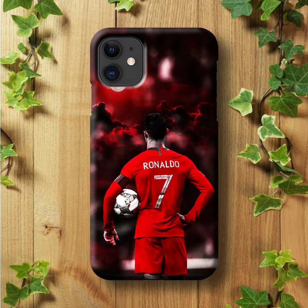 Ronaldo CR7 iPhone 11 Case-Plastic / Full Wrap (3D Case)-Xtracase