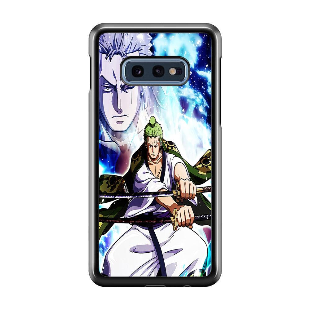 Roronoa Zoro Two Sword Samsung Galaxy S10E Case-Plastic / Full Wrap (3D Case)-Xtracase