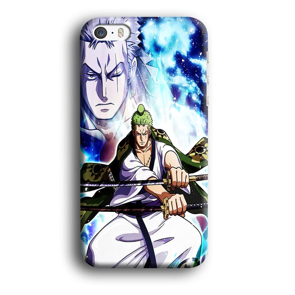 Roronoa Zoro Two Sword iPhone 5 | 5s Case-Plastic / Full Wrap (3D Case)-Xtracase