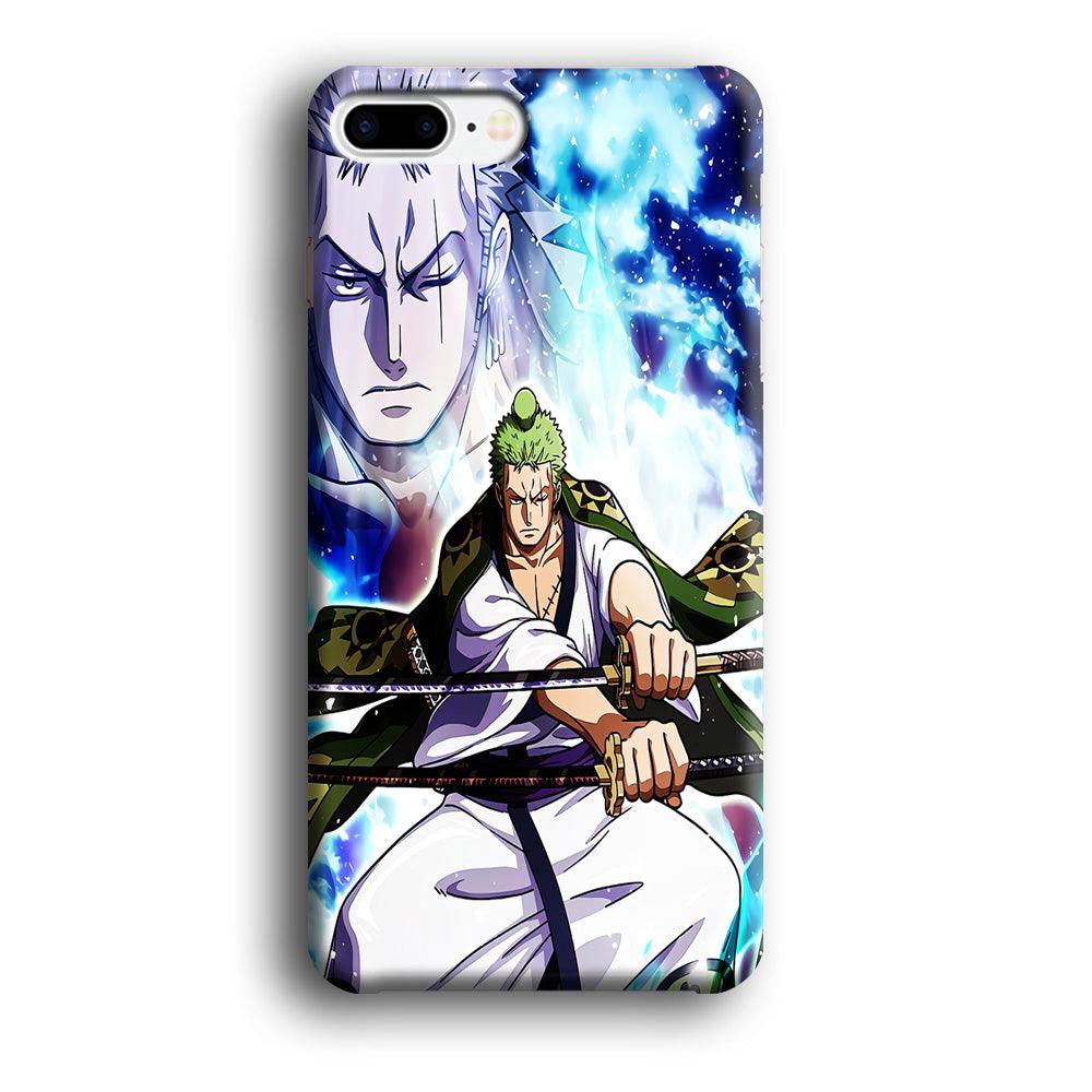 Roronoa Zoro Two Sword iPhone 7 Plus Case-Plastic / Full Wrap (3D Case)-Xtracase