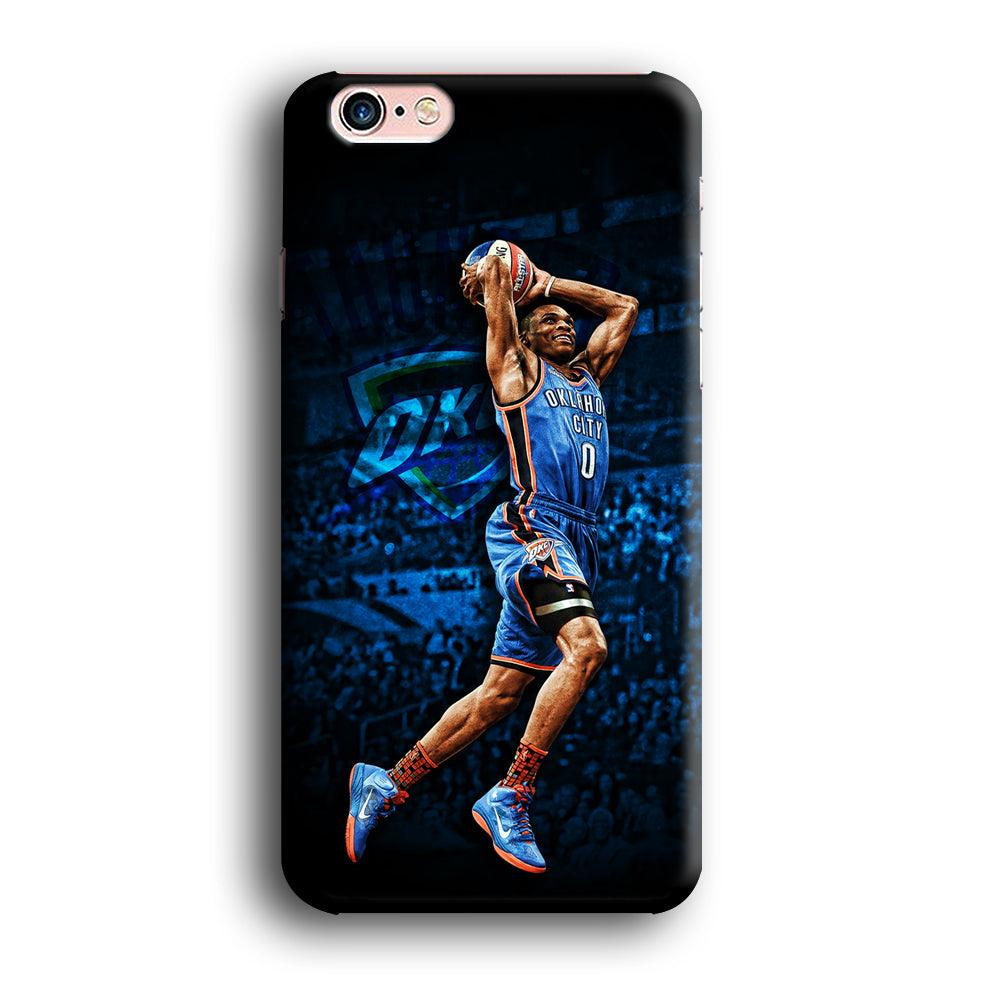Russell Westbrook Jump Shot iPhone 6 | 6s Case-Plastic / Full Wrap (3D Case)-Xtracase