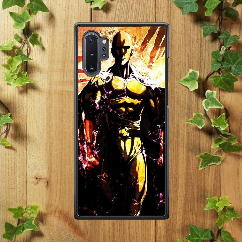 Saitama Serious Mode Samsung Galaxy Note 10 Plus Case-Plastic / Full Wrap (3D Case)-Xtracase