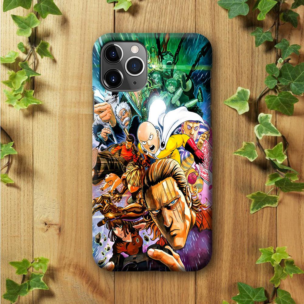 Saitama and S-Class Hero iPhone 11 Pro Case-Plastic / Full Wrap (3D Case)-Xtracase